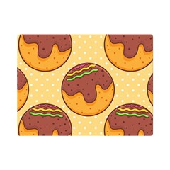 Takoyaki Food Seamless Pattern Premium Plush Fleece Blanket (mini) by Sarkoni