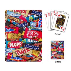 Pop Art Food Cute Patterns Playing Cards Single Design (rectangle) by Sarkoni