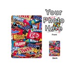 Pop Art Food Cute Patterns Playing Cards 54 Designs (Mini) Front - Spade9
