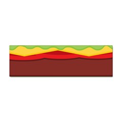 Cake Cute Burger Sticker Bumper (100 Pack) by Dutashop