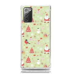 Christmas Pattern Christmas Tree Santa Samsung Galaxy Note 20 Tpu Uv Case by Sarkoni