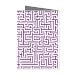 Maze Lost Confusing Puzzle Mini Greeting Cards (Pkg of 8) Left