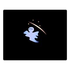 Ghost Night Night Sky Small Sweet Premium Plush Fleece Blanket (large) by Amaryn4rt