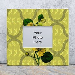 Flower Blossom White Wall Photo Frame 5  X 7  by Sarkoni