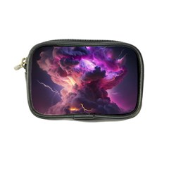Cloud Heaven Storm Chaos Purple Coin Purse by Sarkoni