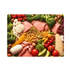 Fruit Snack Diet Bio Food Healthy Premium Plush Fleece Blanket (mini) by Sarkoni