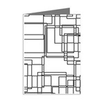 Structure Pattern Network Mini Greeting Cards (Pkg of 8) Right