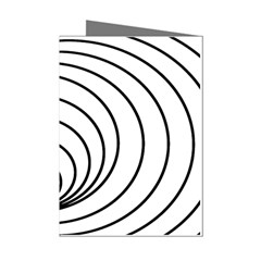 Spiral Eddy Route Symbol Bent Mini Greeting Cards (pkg Of 8) by Amaryn4rt