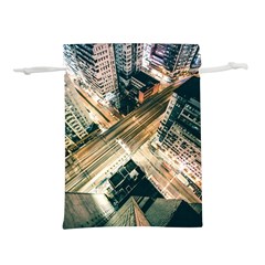 Architecture Buildings City Lightweight Drawstring Pouch (l) by Amaryn4rt