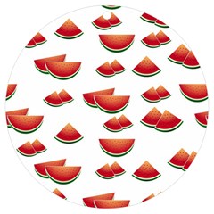 Summer Watermelon Pattern Uv Print Acrylic Ornament Round by Dutashop