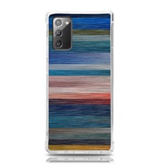Background Horizontal Lines Samsung Galaxy Note 20 Tpu Uv Case by Amaryn4rt