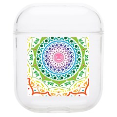 Mandala Pattern Rainbow Pride Soft Tpu Airpods 1/2 Case by Ravend