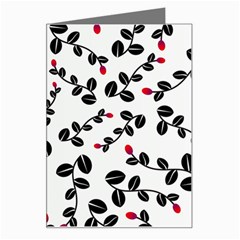 Pattern Flower Design Background Greeting Card by Ravend