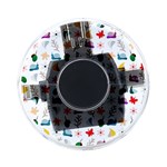 Snail Butterfly Pattern Seamless On-the-Go Memory Card Reader Back