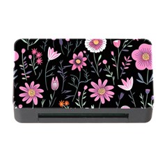 Flowers Pattern Memory Card Reader With Cf by Ravend