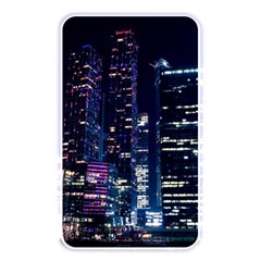 Black Building Lighted Under Clear Sky Memory Card Reader (rectangular) by Modalart