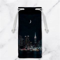 Skyline Photography Of Buildings Jewelry Bag by Modalart