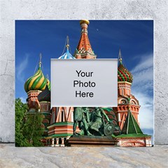 Saint Basil S Cathedral White Wall Photo Frame 5  X 7  by Modalart