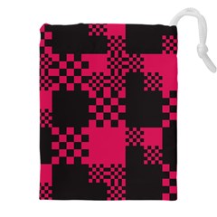 Cube Square Block Shape Creative Drawstring Pouch (5xl) by Amaryn4rt