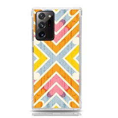 Line Pattern Cross Print Repeat Samsung Galaxy Note 20 Ultra Tpu Uv Case by Amaryn4rt