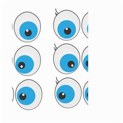 Eyes Comic Cartoon Fun Funny Toon Large Garden Flag (two Sides) by Ndabl3x