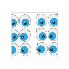 Eyes Comic Cartoon Fun Funny Toon Satin Bandana Scarf 22  X 22  by Ndabl3x
