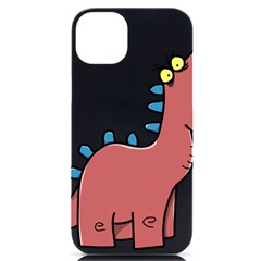 Dinosaur Dragon Drawing Cute Iphone 14 Plus Black Uv Print Case by Ndabl3x