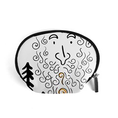 Santa Claus Cabin Hut Campfire Accessory Pouch (small) by Ndabl3x