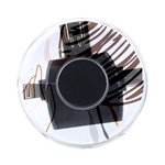 Abstract Hand Vine Lines Drawing On-the-Go Memory Card Reader Back