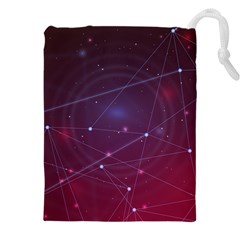 Art Pattern Design Wallpaper Drawstring Pouch (4xl) by Grandong