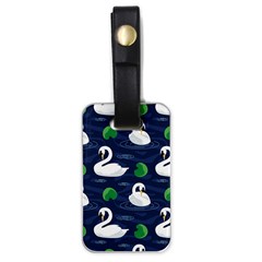 Swan-pattern-elegant-design Luggage Tag (one Side) by Proyonanggan