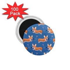 Corgi Patterns 1 75  Magnets (100 Pack)  by Ndabl3x