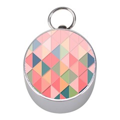 Background Geometric Triangle Mini Silver Compasses by Sarkoni