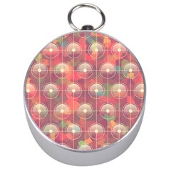 Colorful Background Abstract Silver Compasses by Sarkoni
