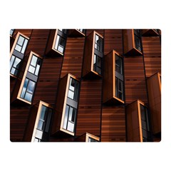 Abstract Architecture Building Business Two Sides Premium Plush Fleece Blanket (mini) by Amaryn4rt