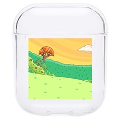 Green Field Illustration Adventure Time Multi Colored Hard Pc Airpods 1/2 Case by Sarkoni