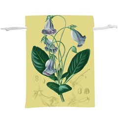 Botanical Plants Green Lightweight Drawstring Pouch (xl) by Sarkoni