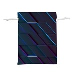 Glass Scifi Violet Ultraviolet Lightweight Drawstring Pouch (S) Front