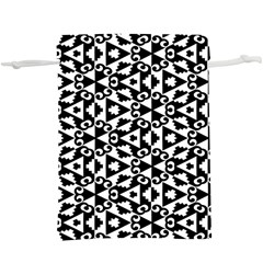 Geometric Tile Background Lightweight Drawstring Pouch (xl) by Apen