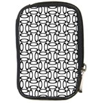 Ellipse Pattern Ellipse Dot Pattern Compact Camera Leather Case Front