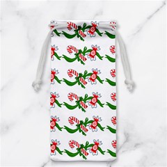 Sweet Christmas Candy Cane Jewelry Bag by Modalart