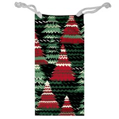 Christmas Trees Jewelry Bag by Modalart