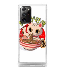 Ramen Cat Noodles Cute Japanes Samsung Galaxy Note 20 Ultra Tpu Uv Case by Modalart