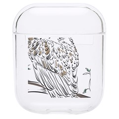 Owl Bird Wildlife Bird Of Prey Hard Pc Airpods 1/2 Case by Modalart