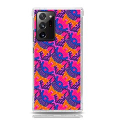 Purple Blue Abstract Pattern Samsung Galaxy Note 20 Ultra Tpu Uv Case by Bedest
