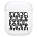 Geometric Floral Curved Shape Motif Soft TPU AirPods 1/2 Case Front