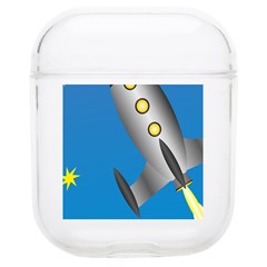 Rocket Spaceship Space Travel Nasa Soft Tpu Airpods 1/2 Case by Ravend