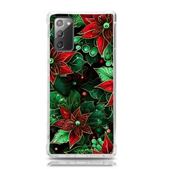 Flower Floral Pattern Christmas Samsung Galaxy Note 20 Tpu Uv Case by Ravend