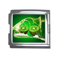 Kiwi Fruit Vitamins Healthy Cut Mega Link Italian Charm (18mm) by Amaryn4rt