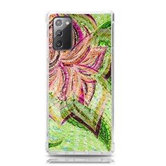 Colorful Design Acrylic Canvas Samsung Galaxy Note 20 Tpu Uv Case by Amaryn4rt